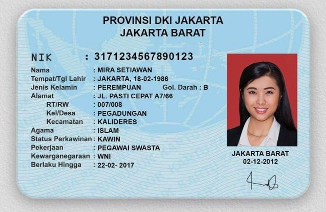 KTP - Kartu tanda penduduk